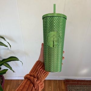 COPY - Starbucks 2023 Limited Edition Holiday Winter Green Stud Cold Cup Tumble…